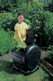 Tumble composters like the Envirocycle eliminate turning by hand.